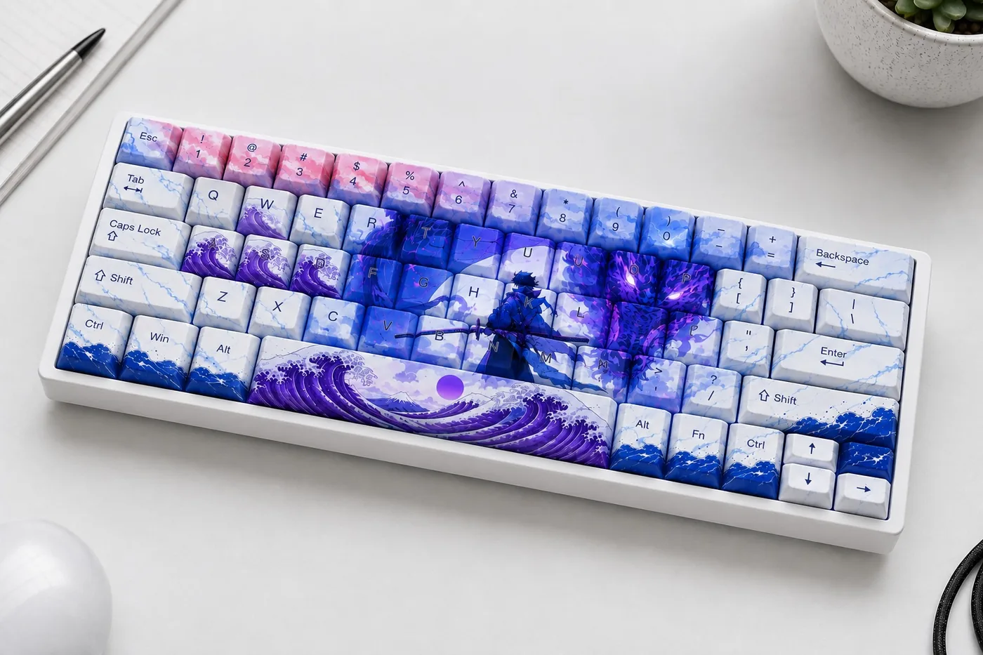 AZURE RONIN designer gaming keyboard