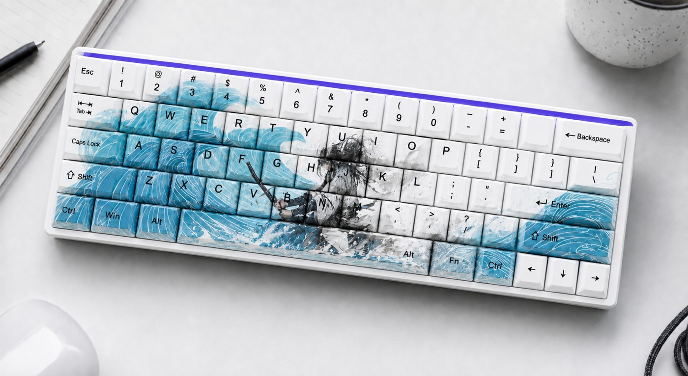 TIDAL FROST designer gaming keyboard